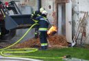 Oö: Brand einer Hackschnitzelheizung auf einem Bauernhof in Wels