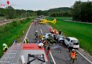 Oö: Zwei Tote und drei Schwerverletzte bei Unfall mit drei Pkw in Steyregg