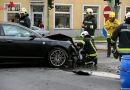 Oö: Ein Verletzter bei Kreuzungscrash in Wels-Innenstadt