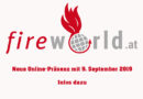 Infos zur neuen Online-Präsenz von Fireworld.at