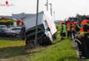 Oö: Unfall mit drei Fahrzeugen im dichten Abendverkehr in Marchtrenk