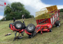 Bayern: Traktor samt Ladewagen im Münchner Olympiapark überschlagen