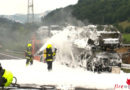 Stmk: Mit BMW-Limousinen beladener Autotransporter brennt auf A9