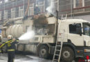 Wien: Brand an Spezial-Lkw auf Baustelle