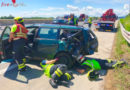 Nö: Drei Verletzte bei Pkw-Unfall auf der Südautobahn bei Wr. Neudorf