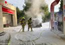 D: Autobrand auf Tankstelle in Ratingen