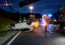 Oö: Fahrzeugüberschlag auf der Umfahrung Lambach