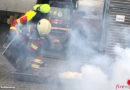 D: Brennende Metallspäne in Betrieb in Heiligenhaus