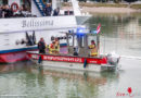 Oö: Betriebsmittelaustritt aus Schiff in Linz