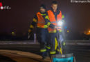 Oö: Hydrauliköl-Verlust sorgt für zweistündigen Feuerwehreinsatz