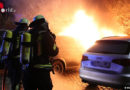 D: Autobrand am Alsfelder Bahnhof