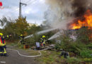 D: Vollbrand eines Baucontainers in Neuss