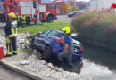 Ktn: Autobergung aus Regenwasser-Rückhaltebecken in Villach