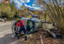 Oö: Fahrzeugseitenlage nach Verkehrsunfall in Hinterstoder