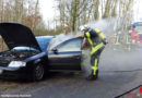 D: Brennender Pkw in Asendorf beschäftigt Feuerwehr