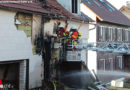 D: Küchenbrand weitet sich auf Teil des Wohnhauses aus