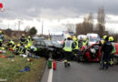 Nö: Frontalzusammenstoß auf B 17 → mehrere Verletzte (darunter auch zwei Kinder)