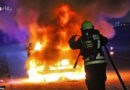 Nö: Autobrand auf der A 2 bei Laxenburg