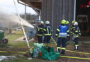 Oö: Ausbrechender Brand in Ziegenstall rechtzeitig entdeckt und gelöscht