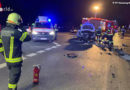 Oö: Pkw-Unfall im Kreuzungsbereich B 122 / B 140