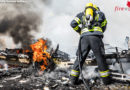 Sbg: Firmenmitarbeiter bringt bei Brand auf Bauernhof in Maishofen Arbeitsmaschine aus Gefahrenbereich