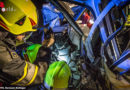 Bayern: Tödl. Lkw-Unfall bei Aschaffenburg → Rettungshubschrauber durch Feuerwehrfahrzeug außer Betrieb gesetzt
