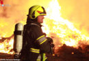 Bayern: Hoher Sachschaden bei Großfeuer auf landw. Anwesen in Ansbach