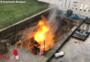D: Offener Brand einer Gasleitung in Bochum