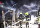 Oö: Brennender Klein-Lkw auf der A1 bei St. Florian