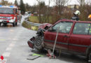 Oö: Kollision zwischen Pkw und Kleintransporter in Hohenzell → 2 Verletzte