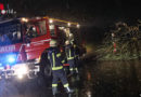 Oö: Einsätze bei Februar-Gewittersturm & Zug kollidiert mit Baum in Oberleitung