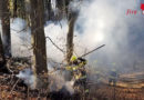 Stmk: Wasser- und Schaumeinsatz bei Waldbrand in Preding