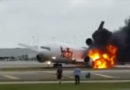 Einsatz an brennendem Frachtflugzeug am Airport