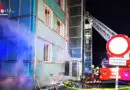 Stmk: Mehrfach-Personenrettung bei ausgedehntem Kellerbrand in Leoben