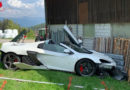 Schweiz: Mit McLaren Sportwagen verunfallt