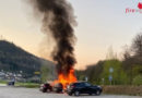 Schweiz: Einweggriller nach Gebrauch im Kofferraum → Auto in Flammen