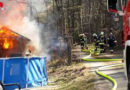 Nö: Saunahütte in Gaaden in Vollbrand