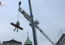 Schweiz: Schwer verletzten Kranmonteur aus 57 m Höhe gerettet