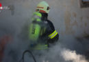 Oö: Zwei Wehren bekämpfen Kellerbrand in Marchtrenk