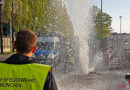 Bayern: Standrohr umgefahren → 10-minütiger Springbrunnen