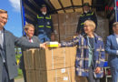 D: THW transportiert Spende von einer Million Schutzmasken an Schleswig-Holstein