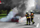 Schweiz: Pkw gerät während der Fahrt in Brand