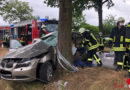 D: Sieben teilw. lebensgefährlich Verletzte bei zwei Verkehrsunfällen und einem Küchenbrand