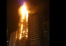 VAE: Fast 200 m hoher Abbco-Tower lichterloh in Flammen