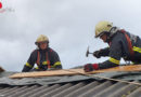 Oö: Hausdach in Bad Ischl teilweise abgedeckt