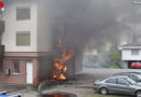 Schweiz: Auto brennt in Garagenbox → eine Person verletzt
