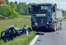 Schweiz: Ein Toter bei Lkw-Pkw-Frontalkollision bei Oberrüti