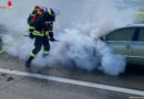 Nö: Pkw geht auf der A2 in Flammen auf