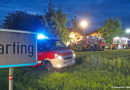 Oö: Neun Feuerwehren bei Zimmerbrand in Dorf an der Pram im Einsat