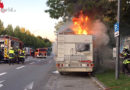 Bayern: Geparktes Wohnmobil in München in Flammen aufgegangen